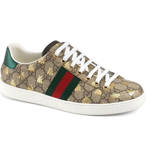 gucci bee slip ons|Women's Gucci Ace sneaker with bee .